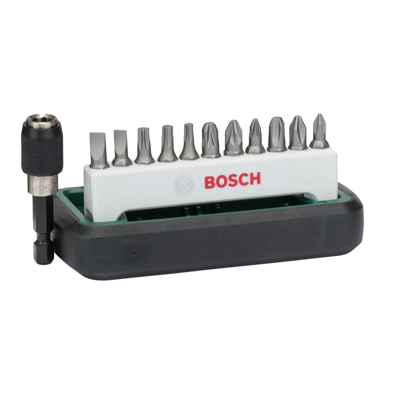 Bosch Set 12 capete de şurubelniţă standard, mixt (S, PH, PZ, T)