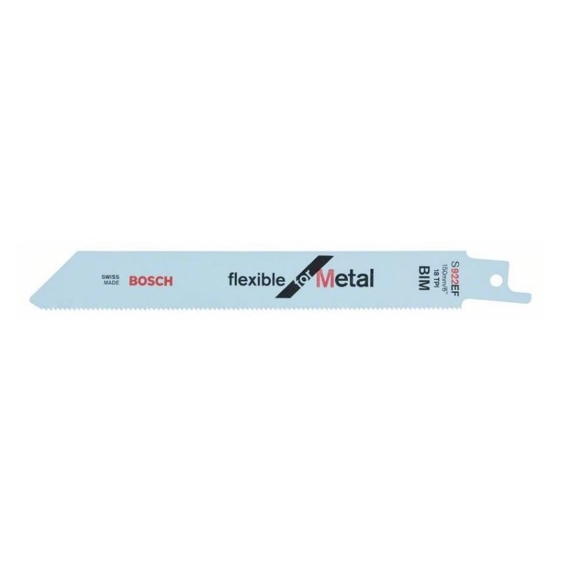 Bosch Set 2 panze ferastrau sabie S 922 EF Flexible for Metal, 150mm