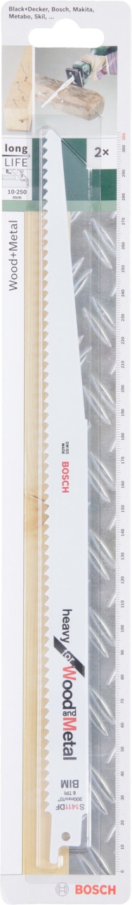 Bosch Set 2 panze fierastrau S 1411 DF, 305mm, 6TPI - 1 | YEO