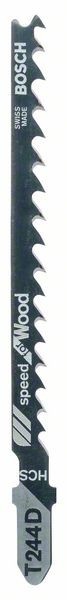 Bosch Set 5 panze fierastrau vertical T 244 D Speed for Wood, 100mm