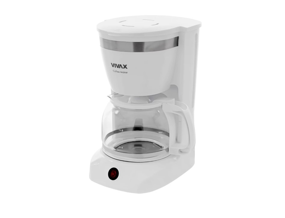 Cafetiera Vivax CM-08127W, 800W, 1.2 L, functie antipicurare, mentinere temperatura, filtru detasabil, alb - 3 | YEO