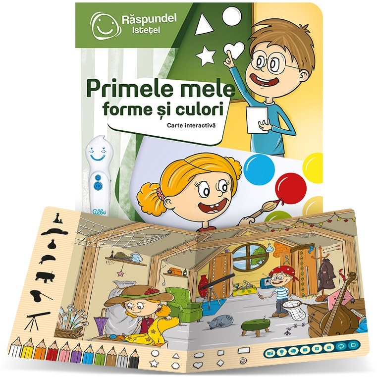 Carte Raspundel Istetel - Primele mele forme si culori