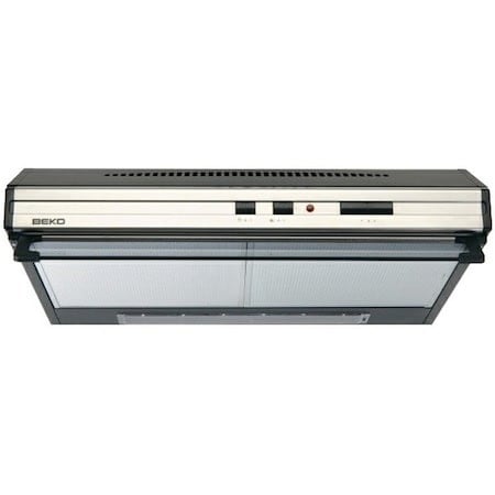 Hota traditionala Beko CFB6433X, Putere de absorbtie 380 mc/h, 2 Motoare, 3 Trepte putere, Filtru lavabil, 60 cm, Inox