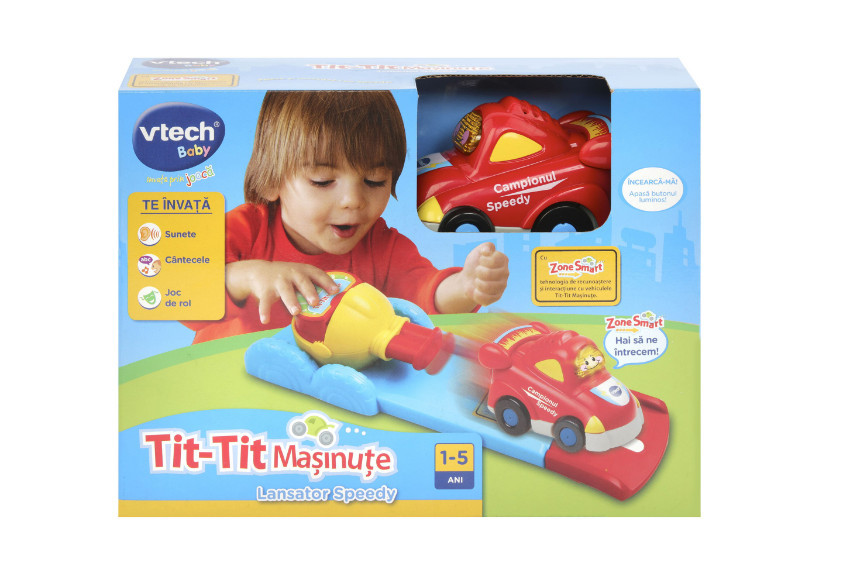 Jucarie bebelusi Vtech - Tit-Tit Masinute, Lansatorul Speddy