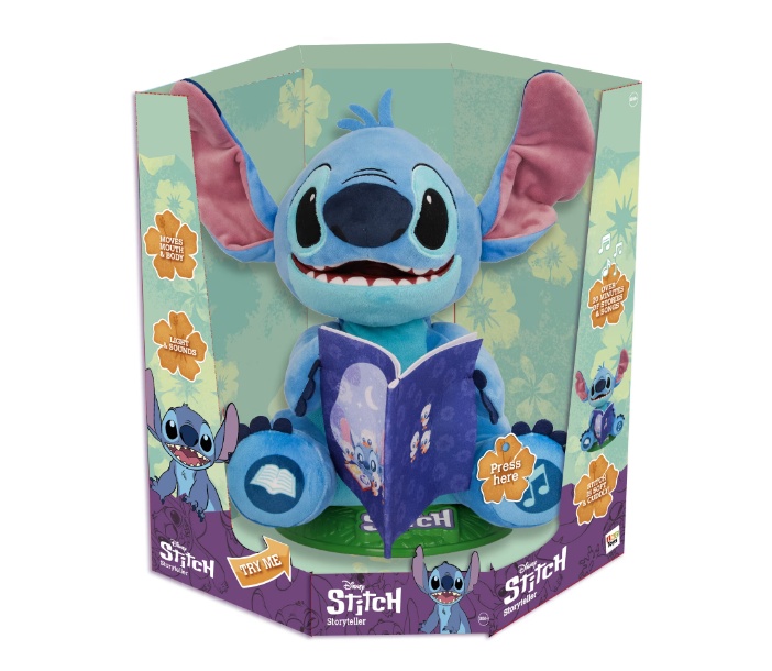 Jucarie de plus interactiva Disney Lilo & Stitch - Povestitorul Stitch