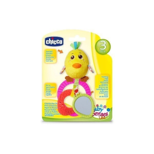 Jucarie zornaitoare Chicco din plastic, Pui, Multicolor