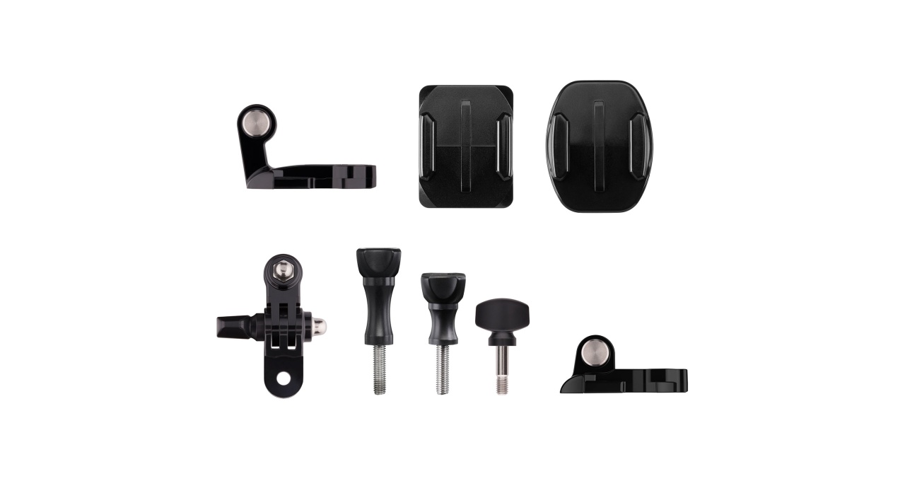 Kit accesorii GoPro, Inclus: 2x prinderi adezive2x prinderi rapide, 3x suruburi, 1x prindere