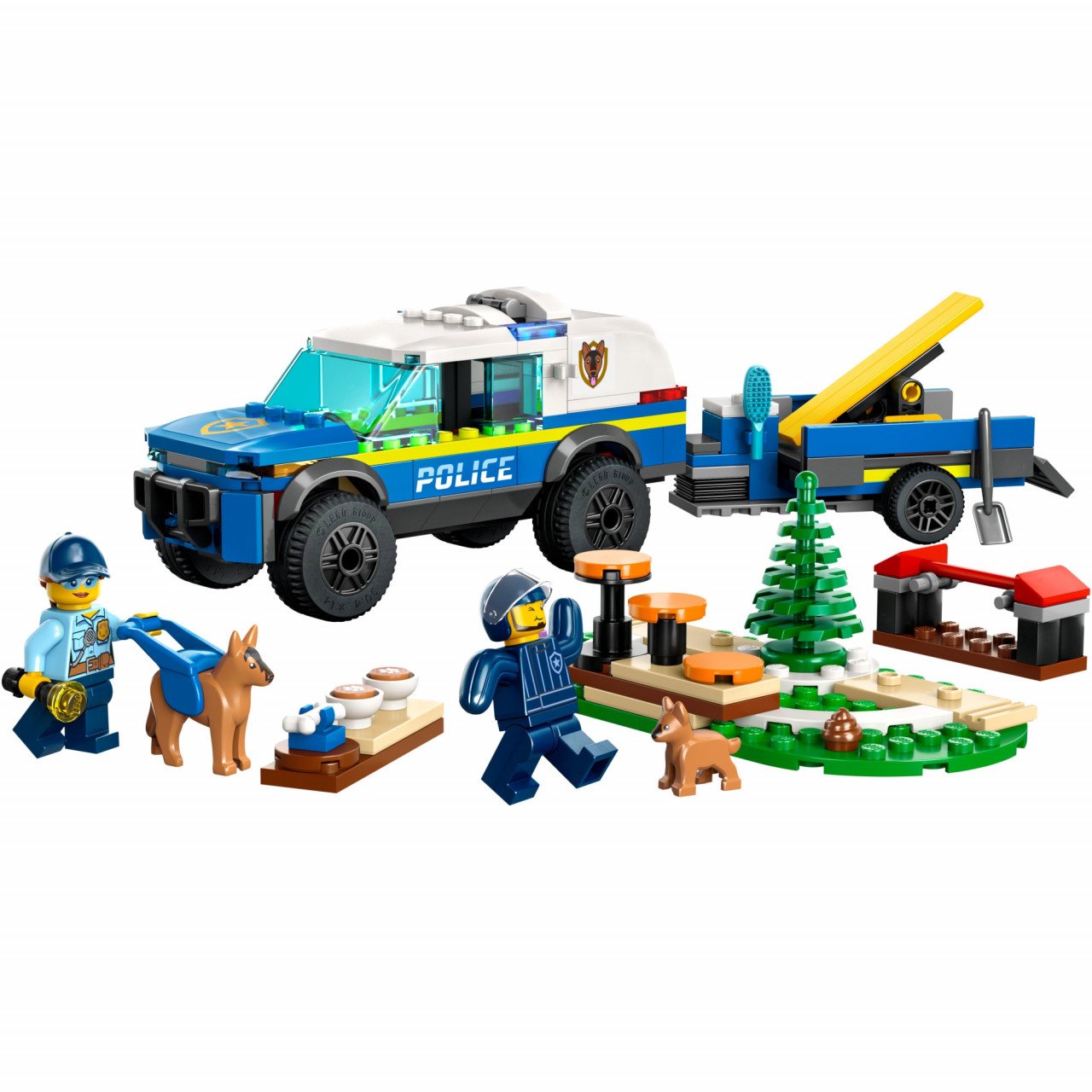 LEGO® City - Antrenament canin al politiei mobile 60369, 197 piese - 2 | YEO