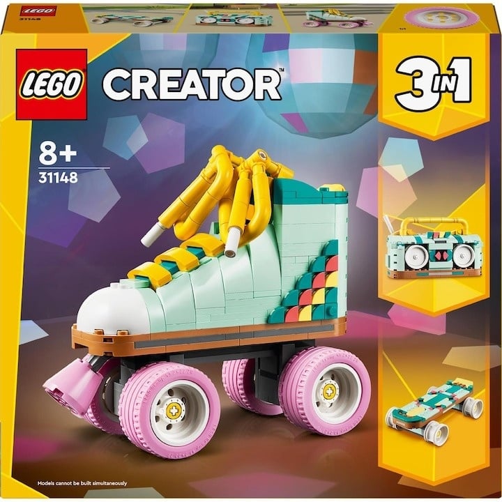 LEGO® Creator 3 in 1 - Patina cu rotile retro 31148, 342 piese