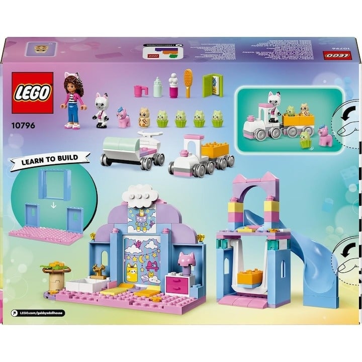 LEGO® Gabby\'s Dollhouse - Urechea cu Pisi-Cresa a lui Gabby 10796, 165 piese - 1 | YEO