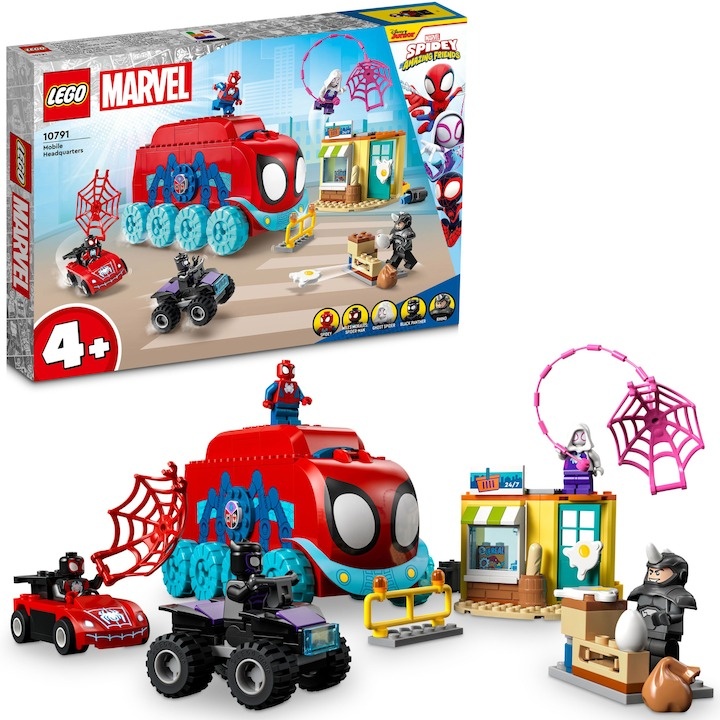 LEGO® Marvel - Sediul mobil al echipei lui Spidey 10791, 187 piese - 1 | YEO