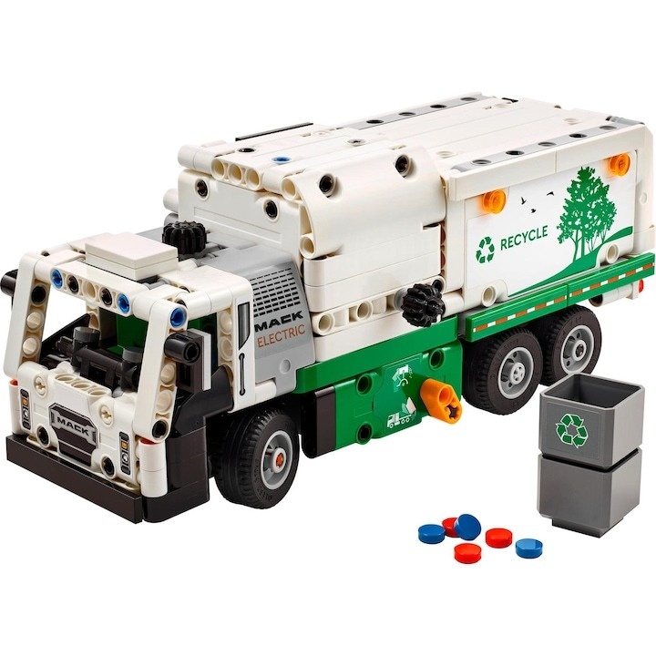 LEGO® Technic - Autogunoiera Mack® LR electric 42167, 503 piese - 2 | YEO