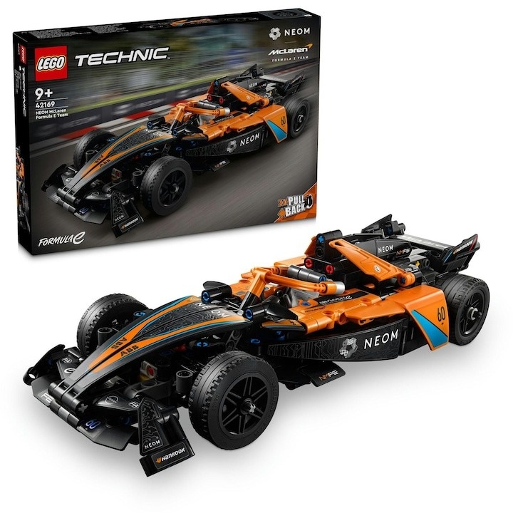 LEGO® Technic - Neom Mclaren Formula E race car 42169, 452 piese - 3 | YEO