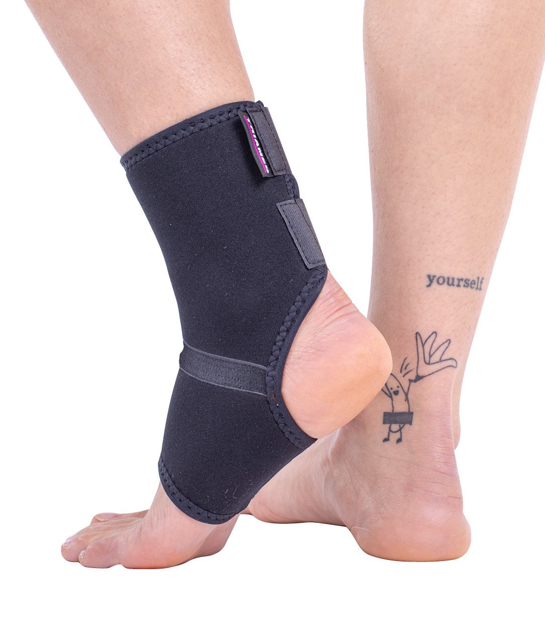 Orteza de glezna mobila cu inchidere posterioara Triamed Anklefix Confort, SRT311, Negru - 2 | YEO