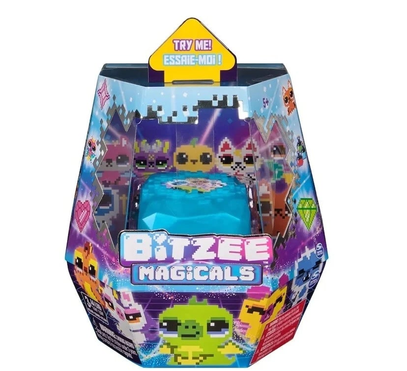 Pachet - Jucarie interactiva Bitzee Magicals + Jucarie Digitala Interactiva, Punirunes, Squishy Bff