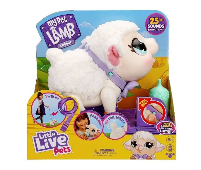 Pachet - Jucarie interactiva Little Live Pets - Mielul Snowie + Set Hey Clay Forest Animals - Lup - 3 | YEO