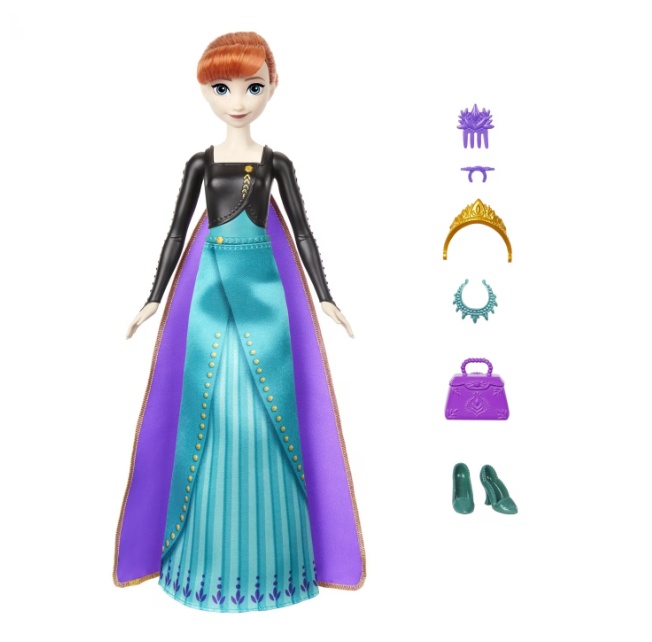 Papusa Disney Frozen Spin and Reveal - Anna - 2 | YEO