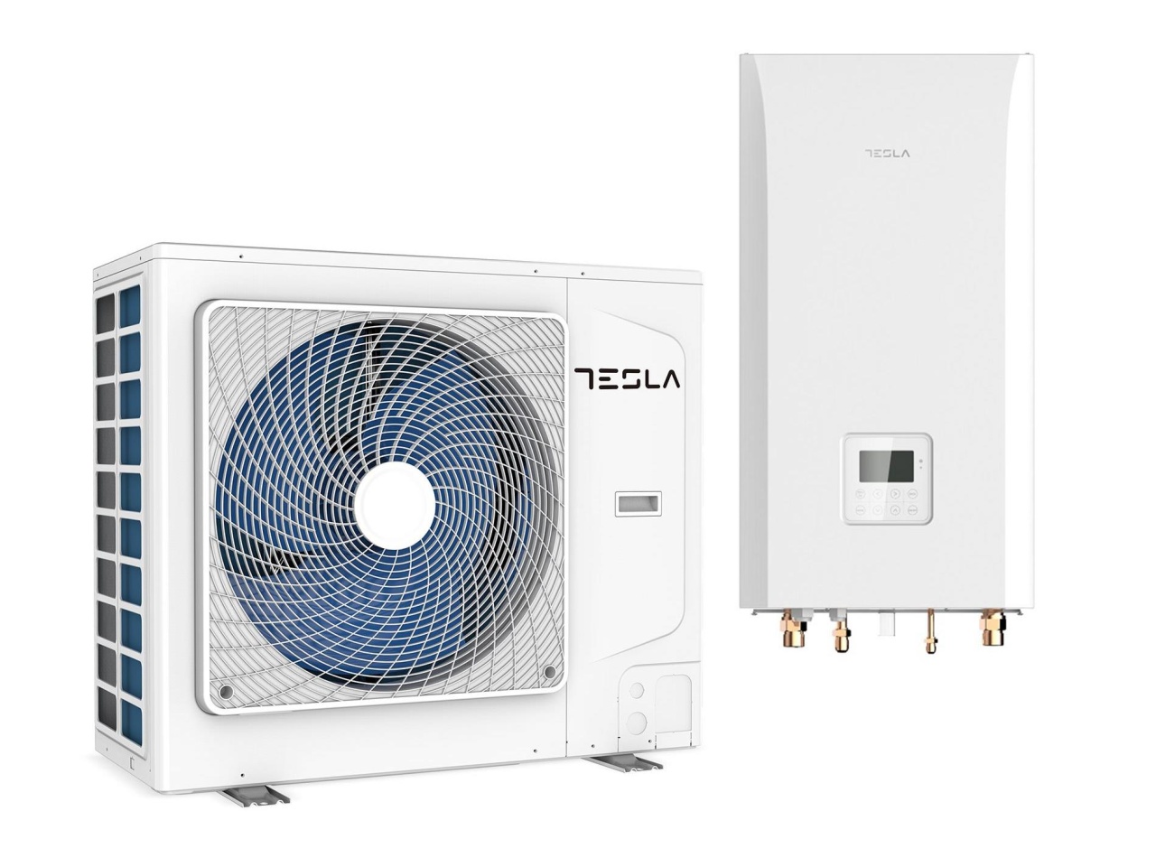 Pompa de caldura aer-apa split Tesla TATP-10HMDA110kW, A+++/A++, 3kW back-up heater, Wi-Fi, 220V