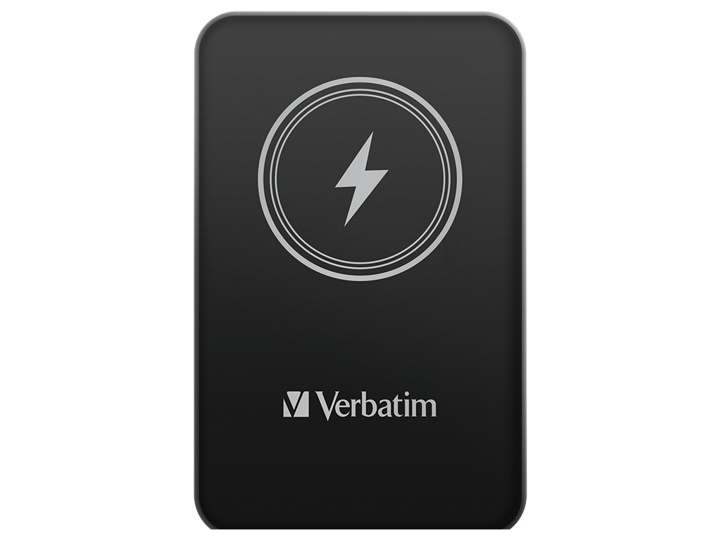 Power Bank Verbatim 5.000mAh Charge\'n\'Go BlackMagnetic Wireless - 1 | YEO