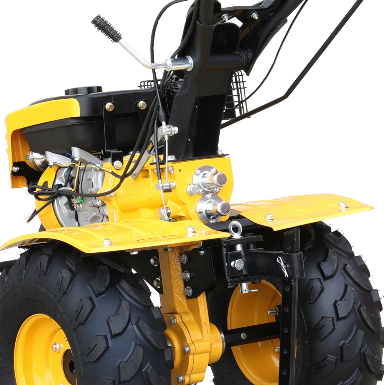 ProGARDEN Campo 873 Alpine motocultor 7CP, 2+1 trepte, 2+1+1 freze, benzina, roti ATV, 2 prize putere - 2 | YEO