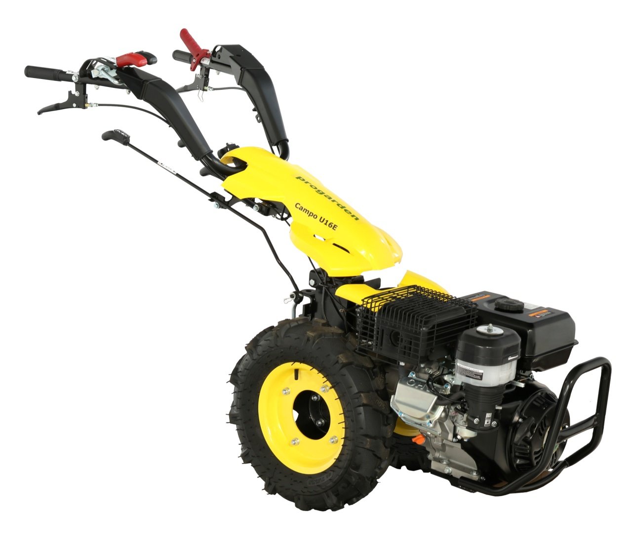 ProGARDEN Campo U16E motocultor multifunctional 14CP, benzina, EU V, pornire electrica, 3+2 viteze, reductor