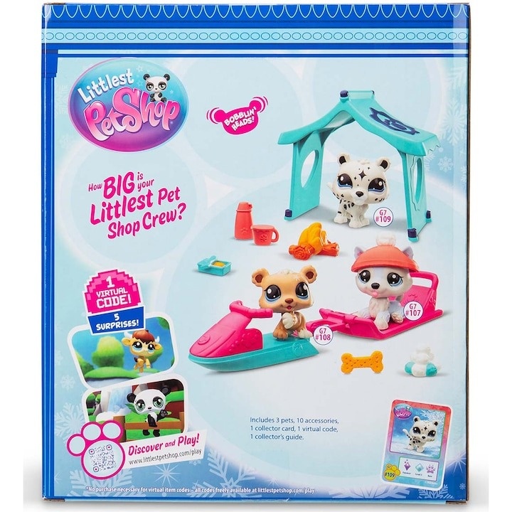 Set 3 figurine Littlest Pets Shop - Snowy Day - 2 | YEO