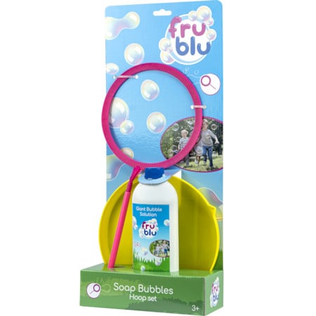 Set baloane de sapun Fru Blu - Hoop set, cu solutie baloane 400 ml - 1 | YEO