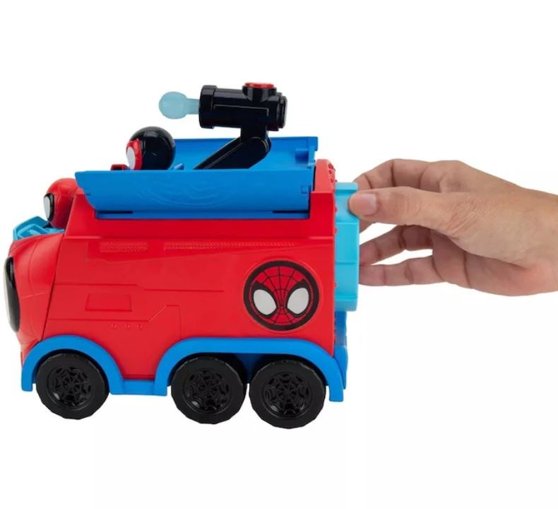 Set de joaca Marvel Spider-Man - Web Spinning Hauler, cu 3 figurine - 2 | YEO
