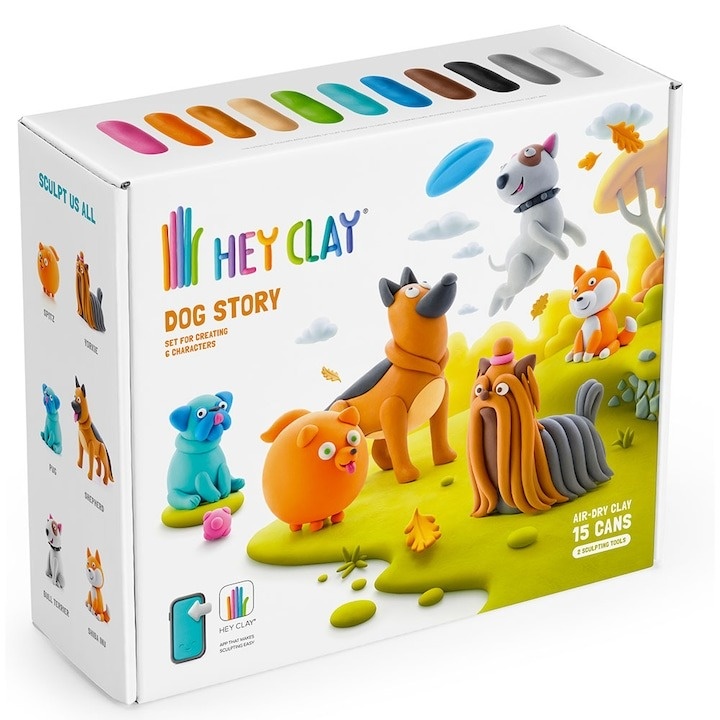 Set Hey Clay - Dog Story - 6 | YEO