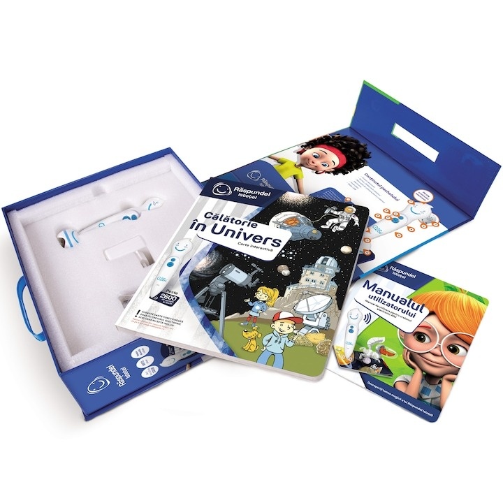 Set Raspundel Istetel - Carte si creion, Calatorie in univers - 1 | YEO