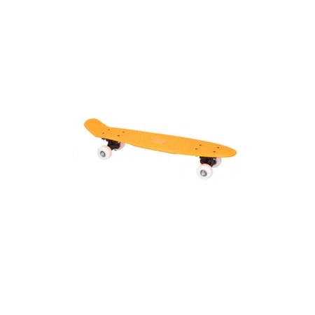 Skateboard No Fear pentru copii, 57x15x9cm PP/PVC, Portocaliu - 1 | YEO