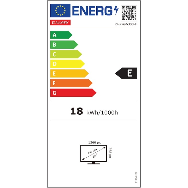 Televizor Allview LED 24iPlay6300-H, 60 cm, Smart , HD, Clasa E - 1 | YEO