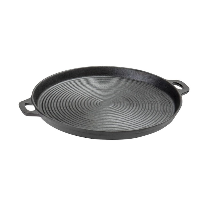 Tigaie fonta cu 2 manere Grill Chef, diametru 33 cm - 1 | YEO
