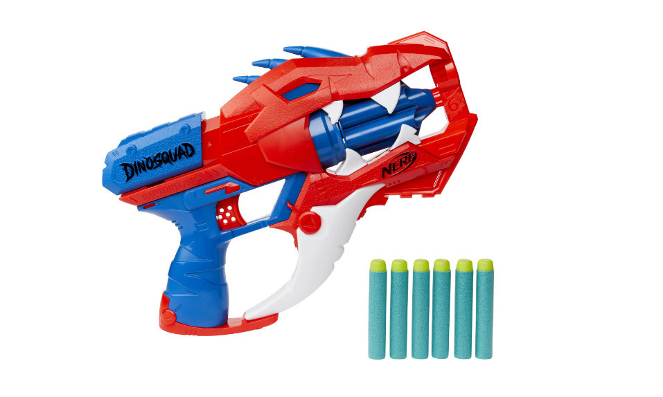 Blaster Nerf Dinosquad - Raptor Slash, 6 proiectile