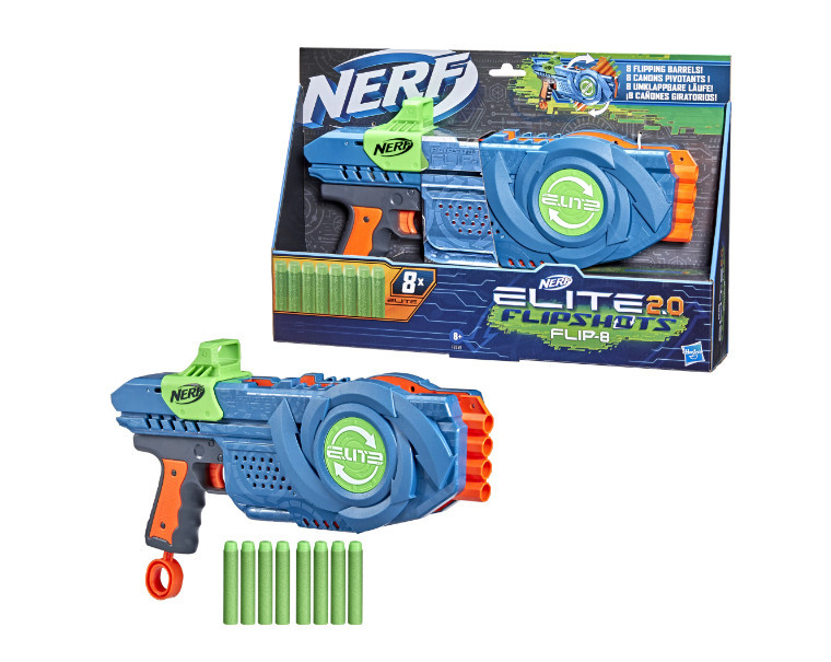 Blaster Nerf Elite 2.0 - Flip 8, 8 proiectile - 1 | YEO