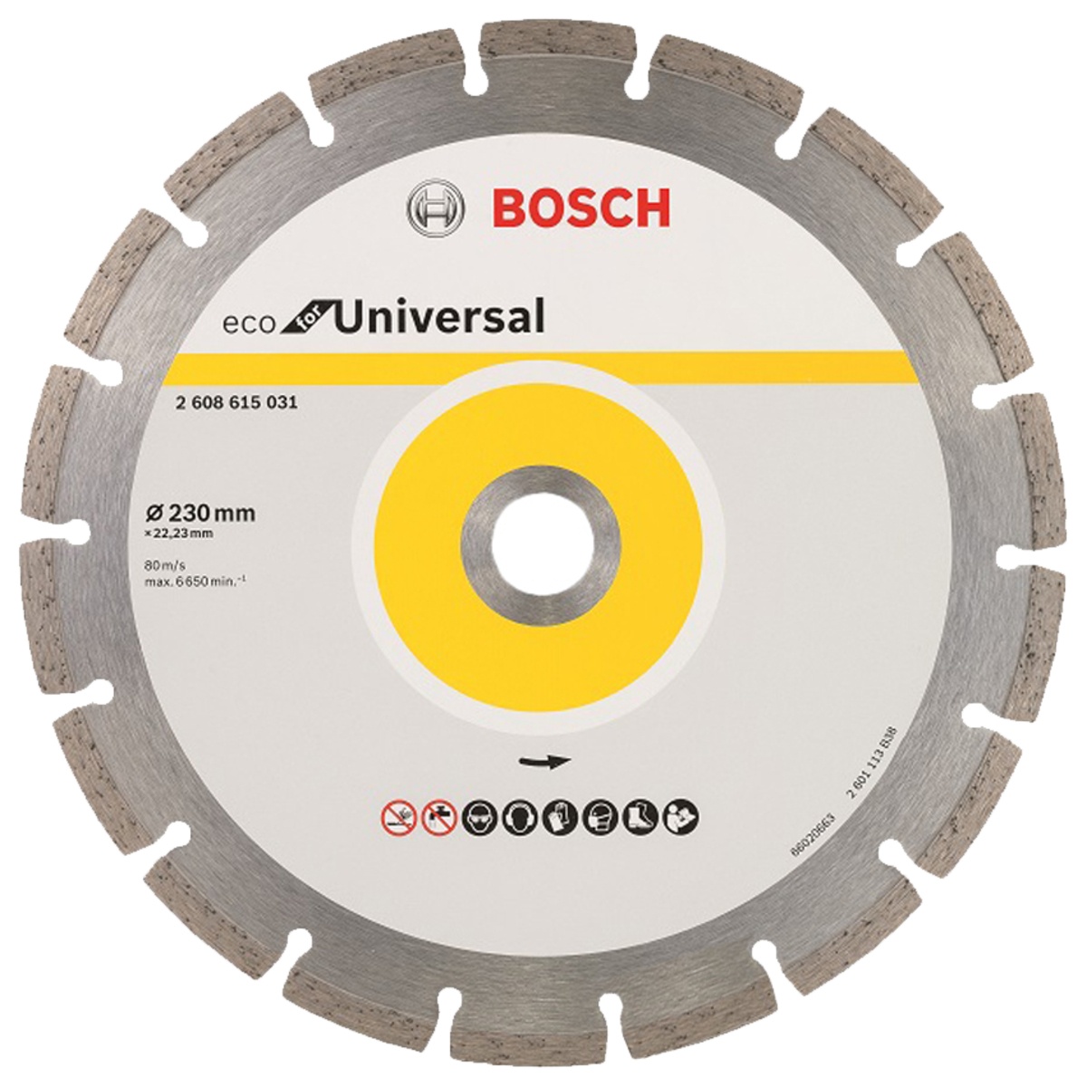 Bosch Disc diamantat ECO Universal 230x22.23x2.6mm