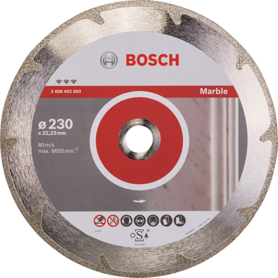 Bosch Disc diamantat marmura 230 Best for Marble, 230x2.2x3x22,23mm