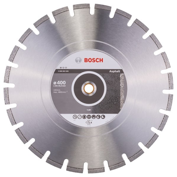 Bosch Disc diamantat pentru asfalt 3.6x400x20/25.4mm