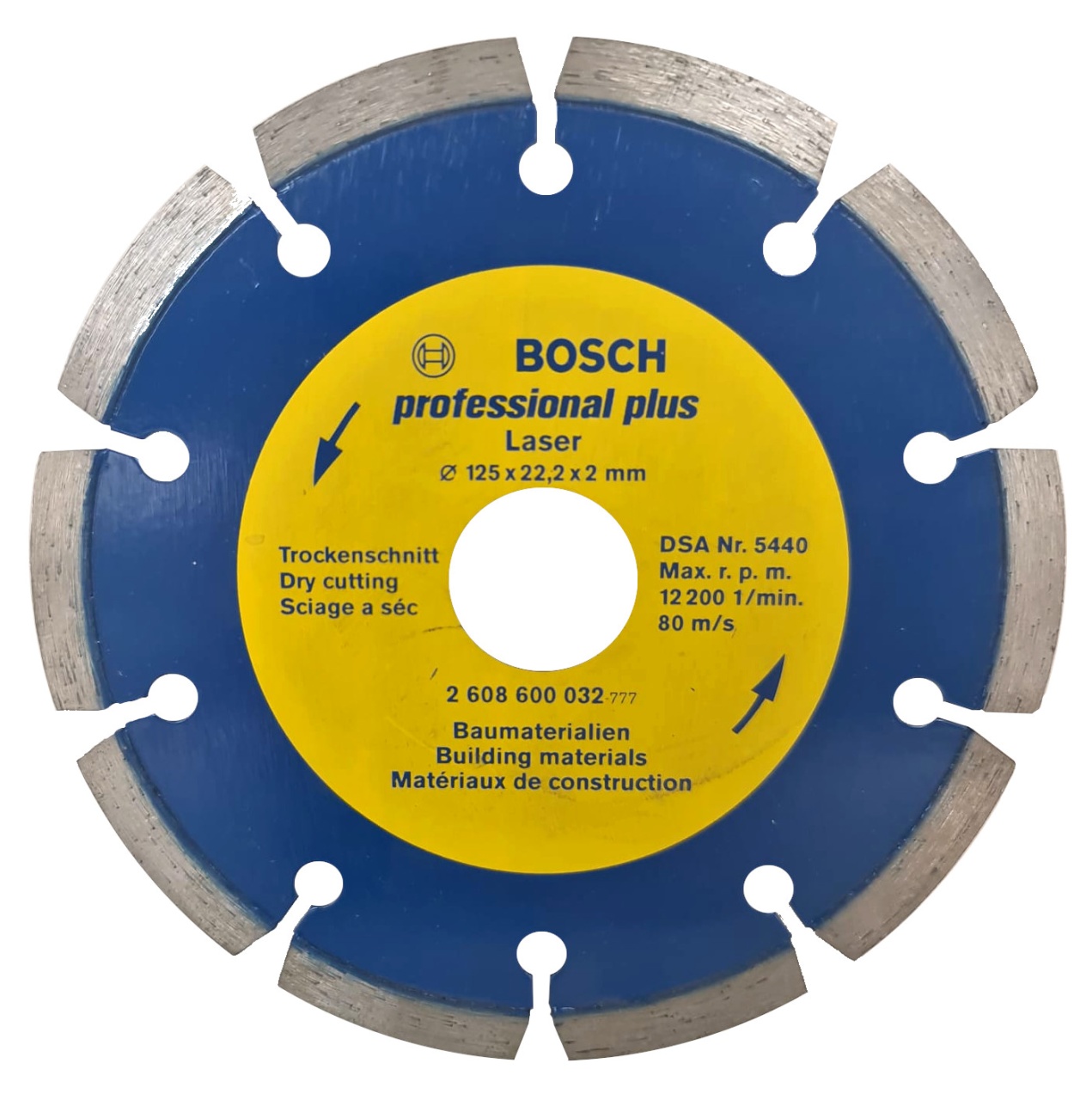 Bosch Disc diamantat pentru materiale constructii 125x22,23x2x7mm