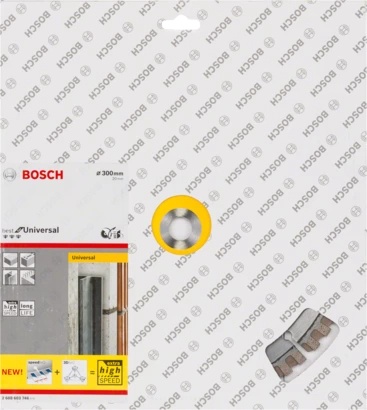 Bosch Disc diamantat universal Best, 300x20x15 mm - 1 | YEO