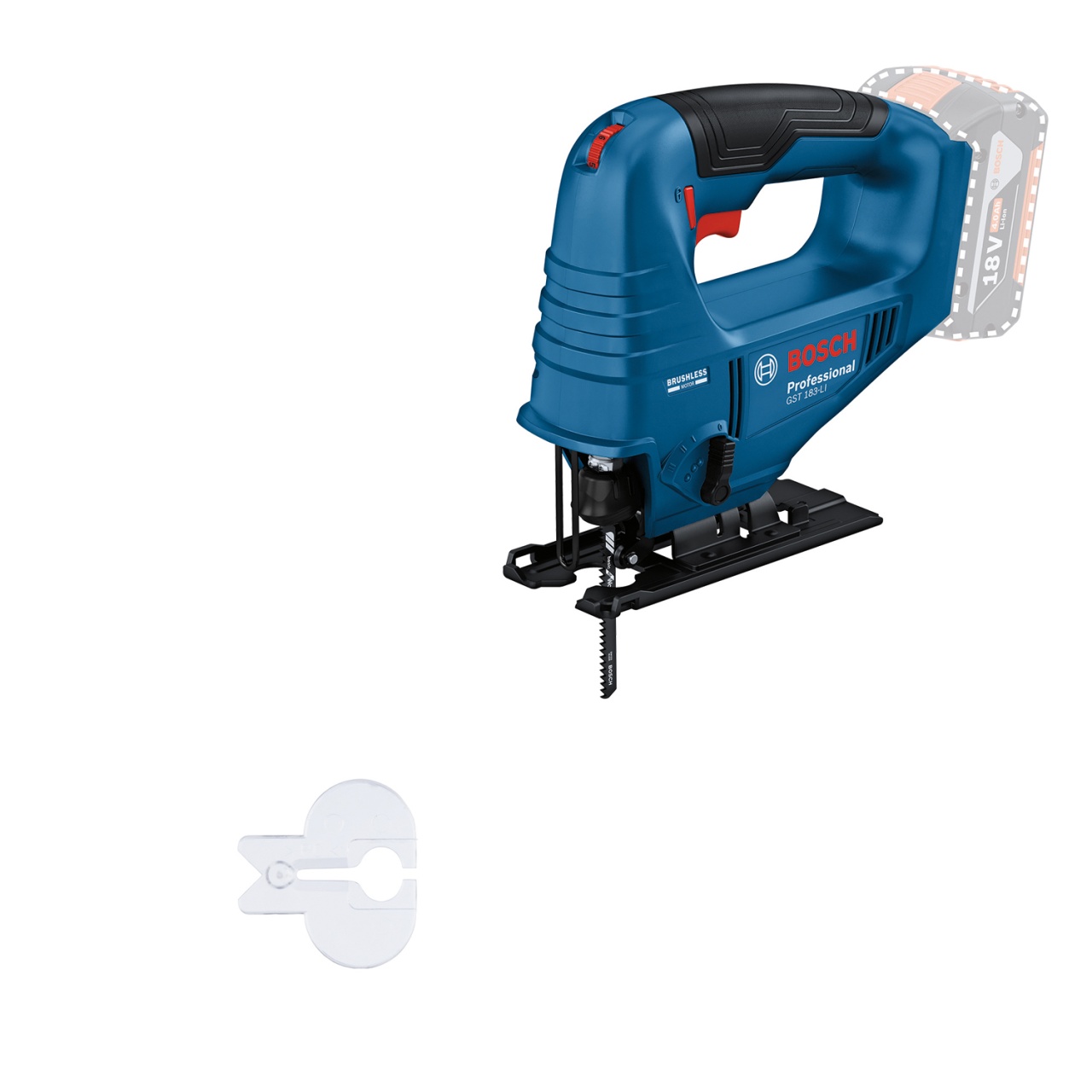 Bosch GST 183-LI (solo) Fierastrau vertical Li-Ion, fara acumulator in set