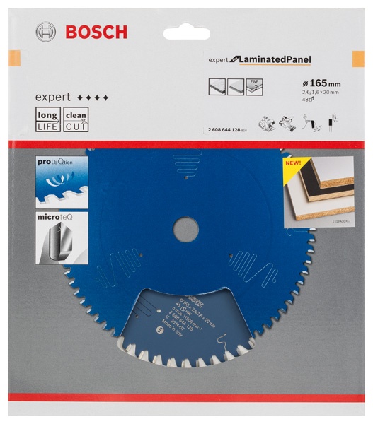 Bosch Panza ferastrau circular Expert for Laminated Panel 2.6x20x165mm, 48T - 1 | YEO