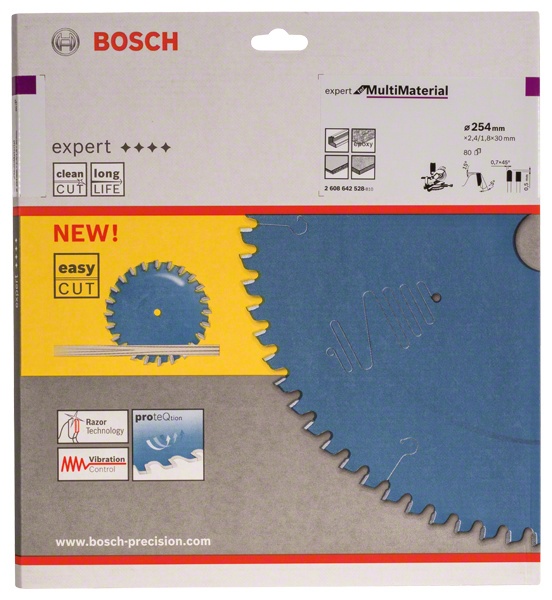 Bosch Panza fierastrau circular EX MU B, 30x254mm, 80T - 1 | YEO