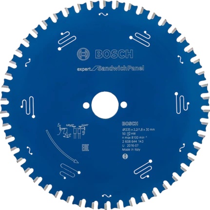 Bosch Panza fierastrau circular Expert for Sandwich Panel, 235x30x2.2mm, 50T