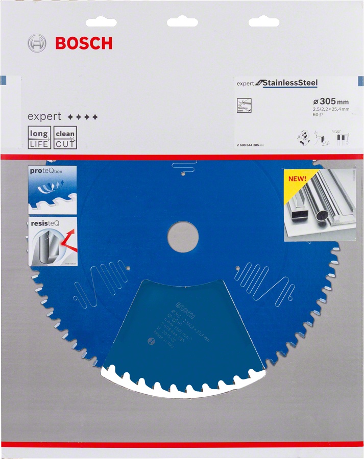 Bosch Panza fierastrau circular Expert for Stainless Steel, 305x25.4x2.5mm, 60T - 1 | YEO