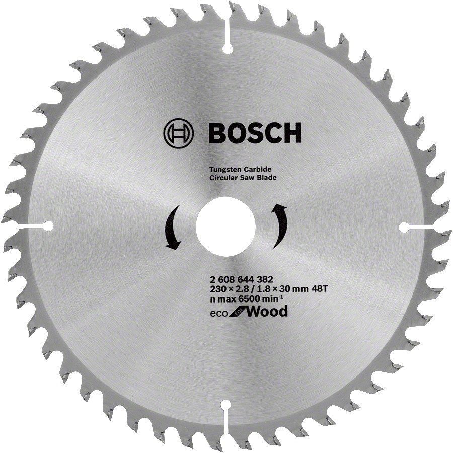 Bosch Panza fierastrau ECO for WOOD 230x2.8/1.8x30 48T