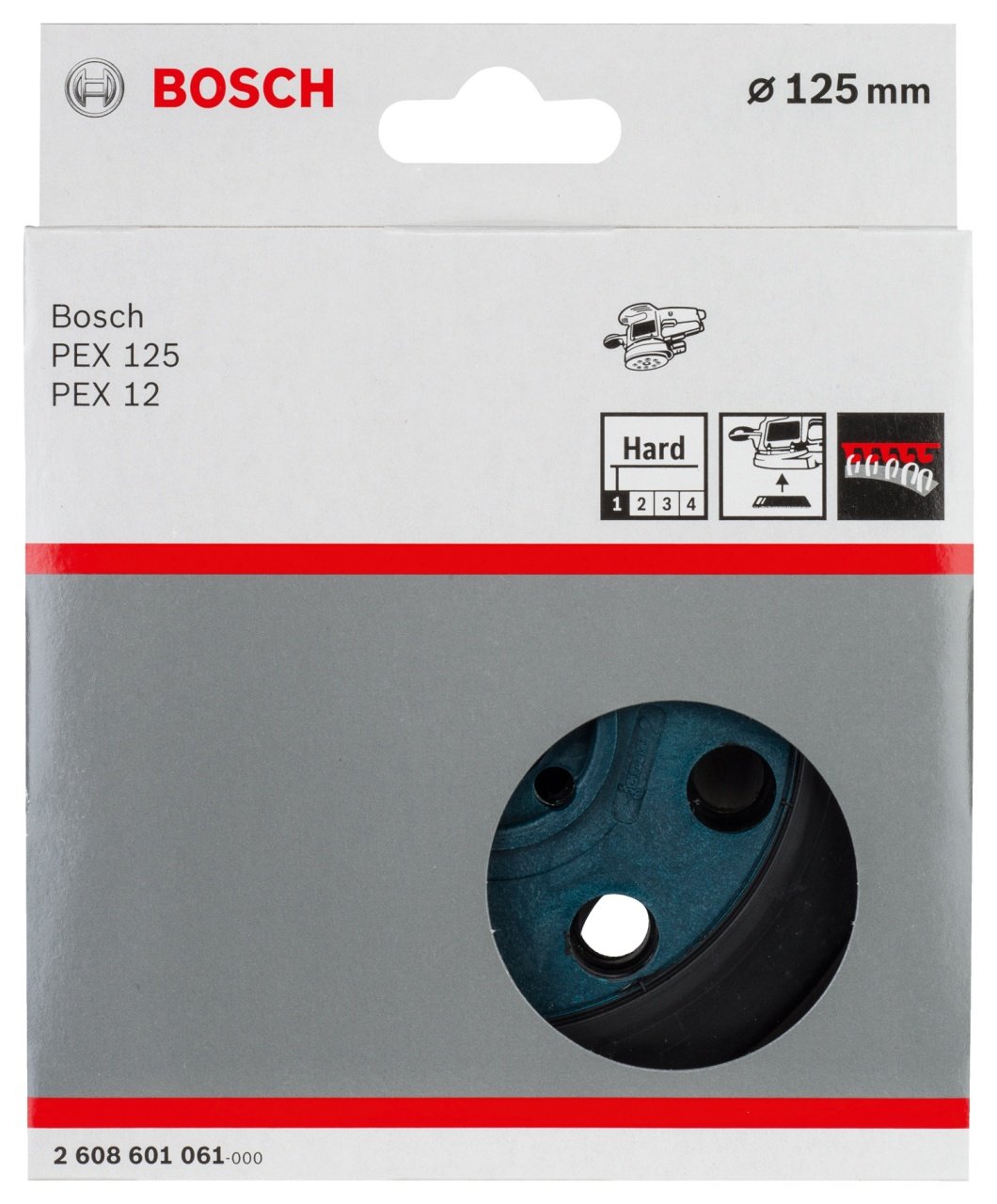 Bosch Taler dur pentru PEX 125, 125 mm, 8orificii