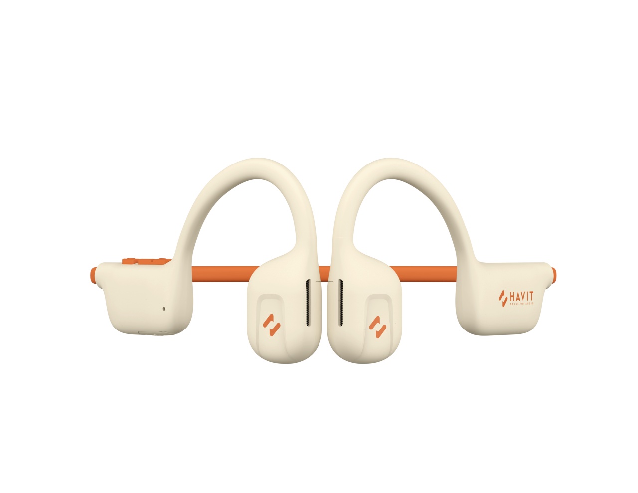 Casti bluetooth HAVIT E510BT Freego1 Air, Open-ear, cu sistem de transmitere a sunetului prin aer, Bej - 3 | YEO