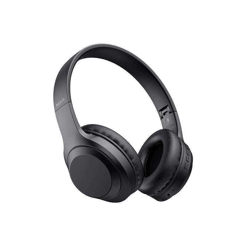 Casti wireless HAVIT H628BT, pliabile, bluetooth 5.1, Negru - 2 | YEO