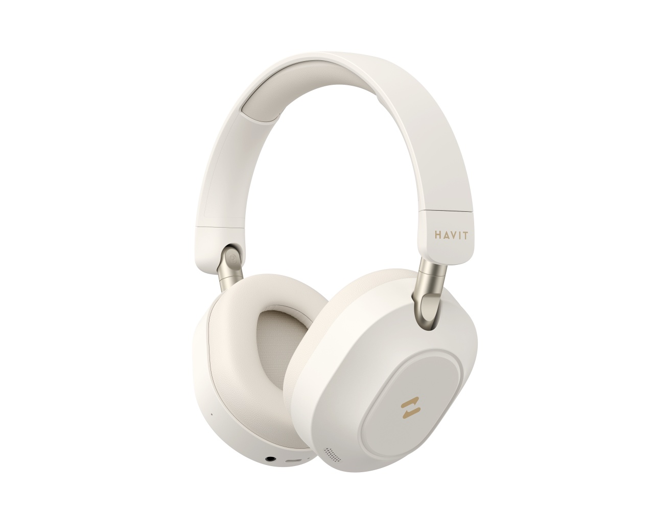 Casti wireless HAVIT H668BT, Bluetooth 5.4, ANC, Hi-Res, Bej